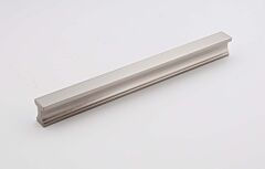 Alno Linear 8 Inch Center to Center, 8 1/2 Inch Overall Length Satin Nickel Cabinet Hardware Pull / Handle