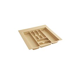 Extra Large Almond Cutlery Organizer, 18-5/8 to 21-7/8 X 17-3/4 to 21-1/4 X 2-3/8 in