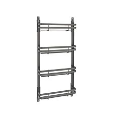 Rev-A-Shelf Medium Flat Metal Door Mount Spice Rack, 10-5/8 X 2-7/16 X 23-5/16 in