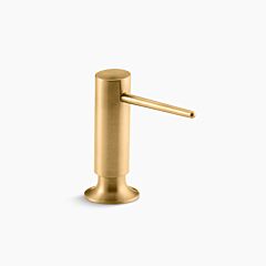 Koher Contemporary Design Soap/Lotion Dispenser, Vibrant Brushed Moderne Brass