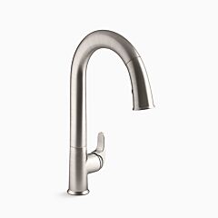 SENSATE Touchless pull-down kitchen sink with two-function sprayhead, Vibrant Stainless