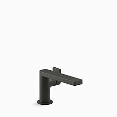 COMPOSED Single-handle bathroom sink faucet with lever handle, 1.2 gpm, Matte Black