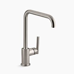 Purist Single-handle kitchen sink faucet, Vibrant Stainless