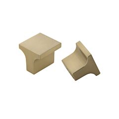 Pride Industrial Miami Collection 1" (25.4mm) Length Square Knob, Rose Gold