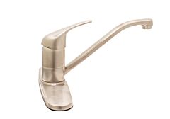 Reliaflo Kitchen Faucet with Long Lever Handle, Satin Nickel