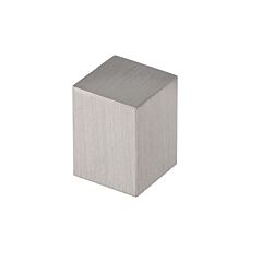 Contemporary 13/32" (10mm) Center to Center, Length 23/32" (18mm) Brushed Nickel, Stylish Cube Cabinet Door Knob