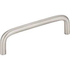 Torino Style 4 Inch (102mm) Center to Center, Overall Length 4-5/16 Inch Stainless Steel Cabinet Pull/Handle