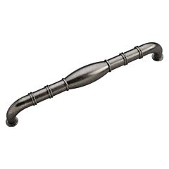 Williamsburg Style 12 Inch (305mm) Center to Center, Overall Length 12-7/8 Inch Black Nickel Vibed Appliance Pull/Handle