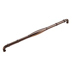 Williamsburg Style 24 Inch (610mm) Center to Center, Overall Length 24-7/8 Inch Oil-Rubbed Bronze Highlighted Appliance Pull/Handle