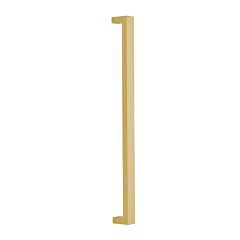 Emtek Concealed Surface Keaton Appliance, Satin Brass 12" (305mm) Center to Center, Overall Length 12-1/2" (318mm) Cabinet Hardware Pull / Handle