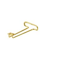 Brass Under Cabinet Stemware Holder, 4-1/4 X 11 X 1-1/2 in