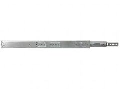 Knape & Vogt 4450 12" Ball Bearing Drawer Slide, 65lb Capacity, Side Mount, Soft-Close, Full Extension Zinc Plated