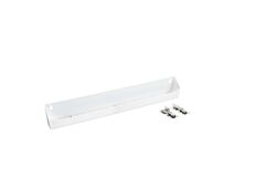 22" White Tip-Out Tray LD Deluxe With a Pair of 45 Degree Hinges for Sink Base