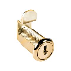 Compx National Cam Lock with 1-3/16" Cylinder, #C346A Keyed Alike Polished Brass (Compx Locks)