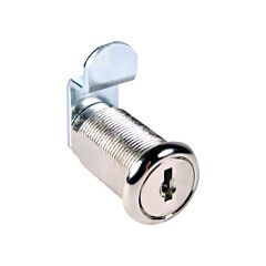 Compx National Cam Lock with 1-3/4" Cylinder, #C346A Keyed Alike Bright Nickel
