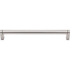 Top Knobs Pennington Bar Pull Contemporary Style 8-13/16 Inch (224mm) Center to Center, Overall Length 9-3/16" Brushed Satin Nickel Cabinet Hardware Pull / Handle 