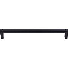 Top Knobs Pennington Bar Pull Contemporary Style 8-13/16 Inch (224mm) Center to Center, Overall Length 9-3/16" Flat Black Cabinet Hardware Pull / Handle 