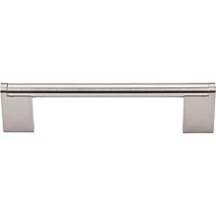 Top Knobs Princetonian Bar Pull Contemporary Style 5-1/16 Inch (128mm) Center to Center, Overall Length 5-13/16" Brushed Satin Nickel Cabinet Hardware Pull / Handle 