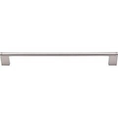 Top Knobs Princetonian Bar Pull Contemporary Style 11-11/32 Inch (288mm) Center to Center, Overall Length 12-1/8" Brushed Satin Nickel Cabinet Hardware Pull / Handle 