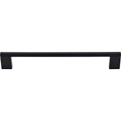 Top Knobs Princetonian Bar Pull Contemporary Style 8-13/16 Inch (224mm) Center to Center, Overall Length 9-5/8" Flat Black Cabinet Hardware Pull / Handle 