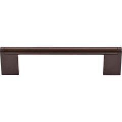 Top Knobs Princetonian Bar Pull Contemporary Style 5-1/16 Inch (128mm) Center to Center, Overall Length 5-13/16" Oil Rubbed Bronze Cabinet Hardware Pull / Handle 