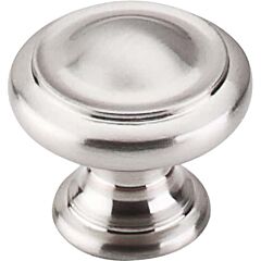 Top Knobs Dome Knob Contemporary Style Brushed Satin Nickel Knob, 1-1/8 Inch Diameter