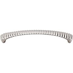 Top Knobs Grooved Pull Contemporary Style 6-5/16 Inch (160mm) Center to Center, Overall Length 7-Inch Brushed Satin Nickel Cabinet Hardware Pull / Handle 