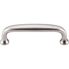 Top Knobs Charlotte Pull Traditional Style 3-Inch (76mm) Center to Center, Overall Length 3-1/2" Pewter Antique Cabinet Hardware Pull / Handle 