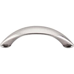 Top Knobs Arc Pull Traditional Style 3-Inch (76mm) Center to Center, Overall Length 3-3/4" Pewter Antique Cabinet Hardware Pull / Handle 