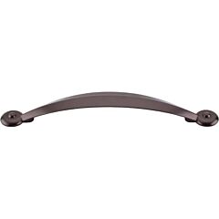 Top Knobs Angle Pull Traditional Style 5-1/16 Inch (128mm) Center to Center, Overall Length 6-7/8" Oil Rubbed Bronze Cabinet Hardware Pull / Handle 