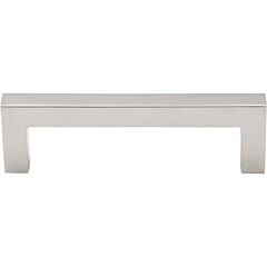 Top Knobs Square Bar Pull Contemporary Style 3-3/4 Inch (96mm) Center to Center, Overall Length 4-3/16" Polished Nickel Cabinet Hardware Pull / Handle 