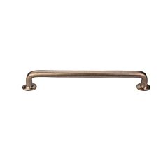 Top Knobs Aspen Rounded Rustic Style 12 Inch (305mm) Center to Center, Overall Length 13-1/2 Inch Light Bronze Cabinet Hardware Pull / Handle