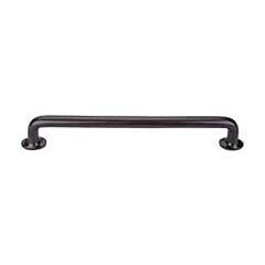 Top Knobs Aspen Rounded Rustic Style 12 Inch (305mm) Center to Center, Overall Length 13-1/2 Inch Medium Bronze Cabinet Hardware Pull / Handle