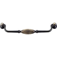 Top Knobs Tuscany Drop Pull Large Traditional Style 8-13/16 Inch (224mm) Center to Center, Overall Length 9-3/4" Dark Antique Brass Cabinet Hardware Pull / Handle 