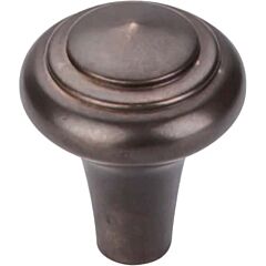 Top Knobs Aspen Peak Knob Contemporary, Rustic Style Medium Bronze Knob, 1 Inch Diameter