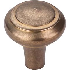 Top Knobs Aspen Peak Knob Contemporary, Rustic Style Light Bronze Knob, 1-1/4 Inch Diameter