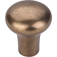 Top Knobs Aspen Round Knob Contemporary, Rustic Style Light Bronze Knob, 1-1/8 Inch Diameter