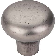 Top Knobs Aspen Round Knob Contemporary, Rustic Style Silicon Bronze Light Knob, 1-3/8 Inch Diameter