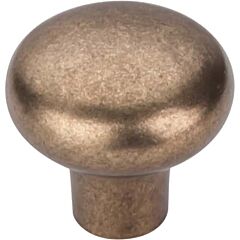 Top Knobs Aspen Round Knob Contemporary, Rustic Style Light Bronze Knob, 1-3/8 Inch Diameter