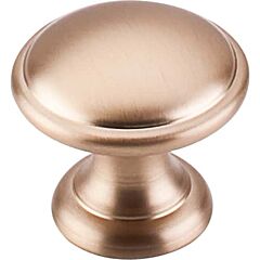 Top Knobs Rounded Knob Traditional Style Brushed Bronze Knob, 1-1/4 Inch Diameter
