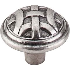 Top Knobs Celtic Knob Large Traditional Style Pewter Antique Knob, 1-1/4 Inch Diameter