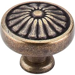 Top Knobs Flower Knob Old World Style German Bronze Knob, 1-1/4 Inch Diameter