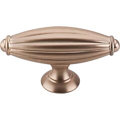 Top Knobs Tuscany THandle Large Traditional Style Brushed Bronze Knob, 2-7/8 Inch Overall Length