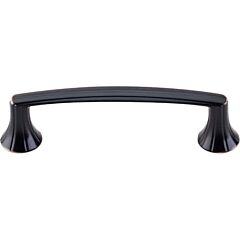 Top Knobs Rue Pull Traditional Style 3-3/4 Inch (96mm) Center to Center, Overall Length 4-5/8" Tuscan Bronze Cabinet Hardware Pull / Handle 