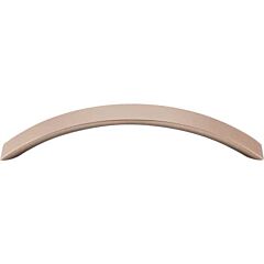 Top Knobs Crescent Pull Contemporary Style 5-1/16 Inch (128mm) Center to Center, Overall Length 5-3/4 in Brushed Bronze Cabinet Hardware Pull / Handle 