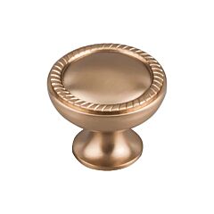 Top Knobs Emboss Knob Traditional Style Brushed Bronze Knob, 1-1/4 Inch Diameter