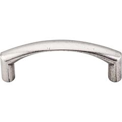 Top Knobs Griggs Pull Contemporary Style 3-Inch (76mm) Center to Center, Overall Length 3-3/8" Pewter Antique Cabinet Hardware Pull / Handle 