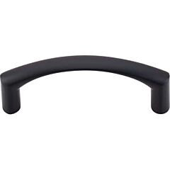 Top Knobs Griggs Pull Contemporary Style 3-Inch (76mm) Center to Center, Overall Length 3-3/8" Flat Black Cabinet Hardware Pull / Handle 