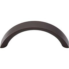 Top Knobs Crescent Pull Contemporary Style 3-Inch (76mm) Center to Center, Overall Length 3-1/2" Oil Rubbed Bronze Cabinet Hardware Pull / Handle 