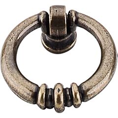 Top Knobs Newton Ring Pull Traditional Style German Bronze Knob, 1-1/2 Inch Diameter